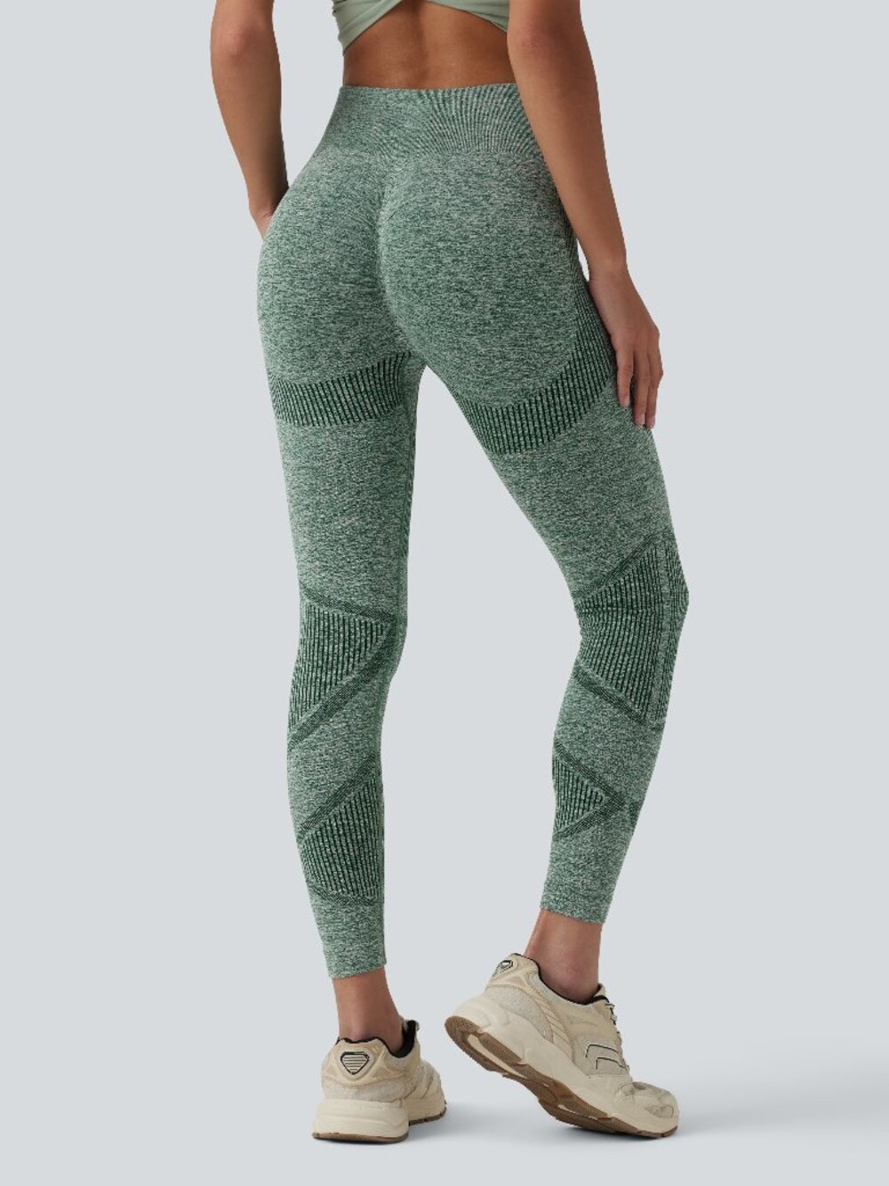 3 Pack OneForm Seamless Flow High Waisted Heather Yoga Leggings - L